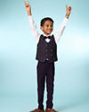 Manyavar Boys Purple Festive Suit Set