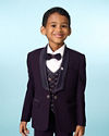 Manyavar Boys Purple Festive Suit Set