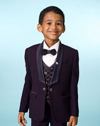 Manyavar Boys Purple Festive Suit Set
