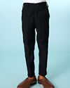 Manyavar Boys Elegant Black Ensemble Suit Set