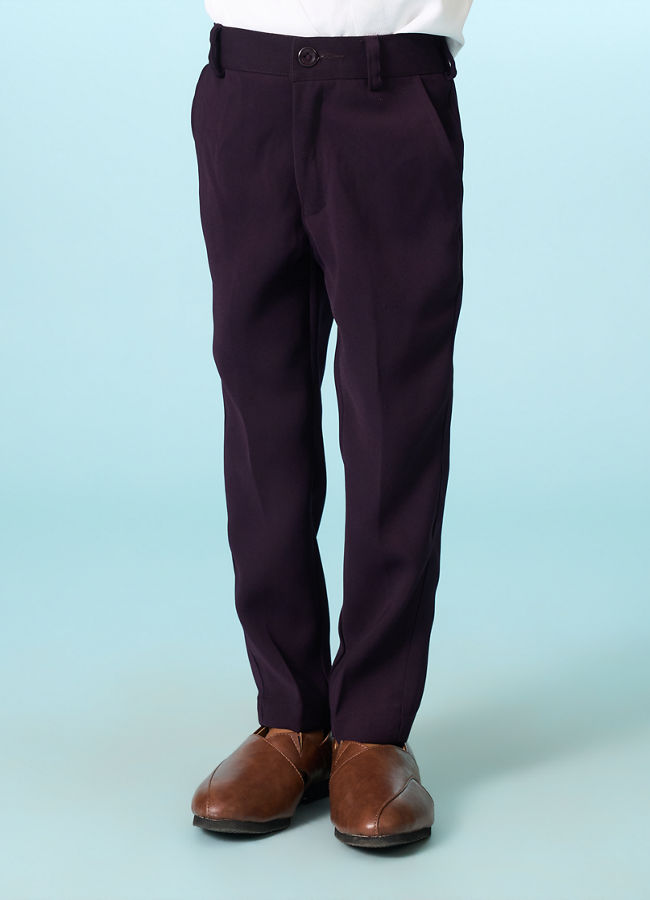 Manyavar Boys Purple Blazer Suit Set