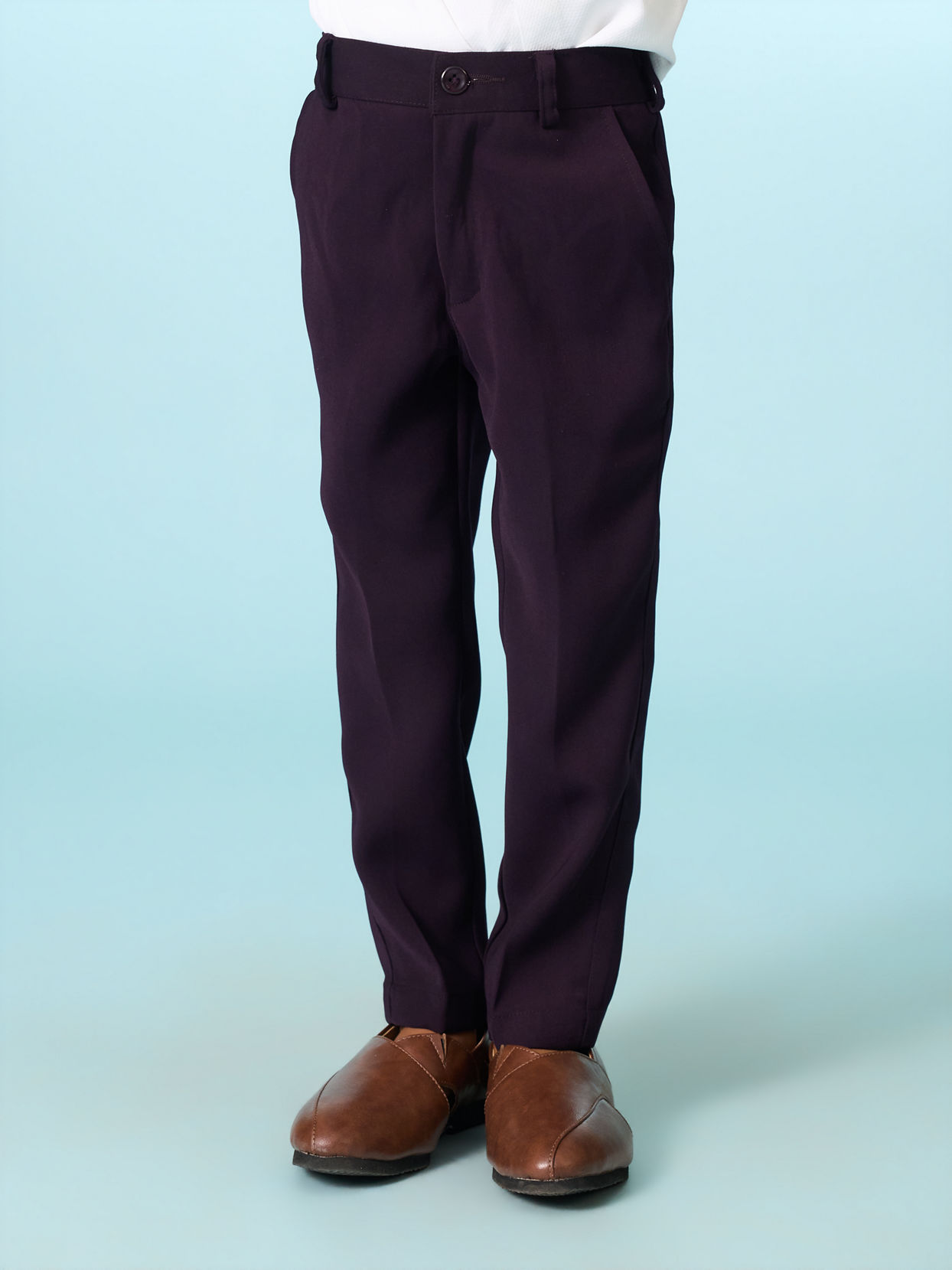Manyavar Boys Purple Blazer Suit Set