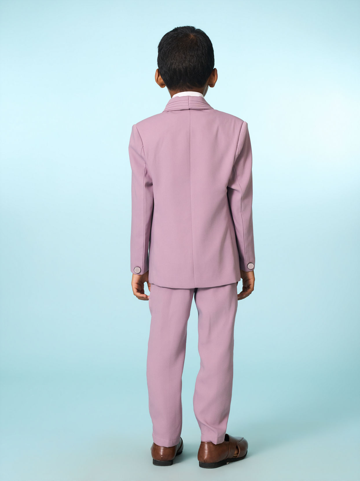 Manyavar Boys Regal Lilac Ensemble Suit Set