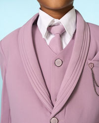 Manyavar Boys Regal Lilac Ensemble Suit Set