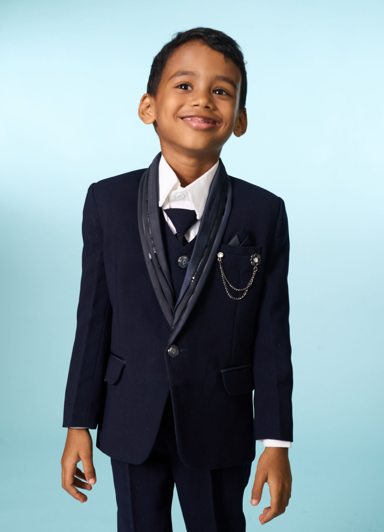Manyavar Boys Dapper Nightwear Suit Set
