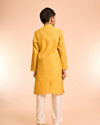 Manyavar Boys Mustard Delight Kurta Pajama