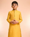 Manyavar Boys Mustard Delight Kurta Pajama
