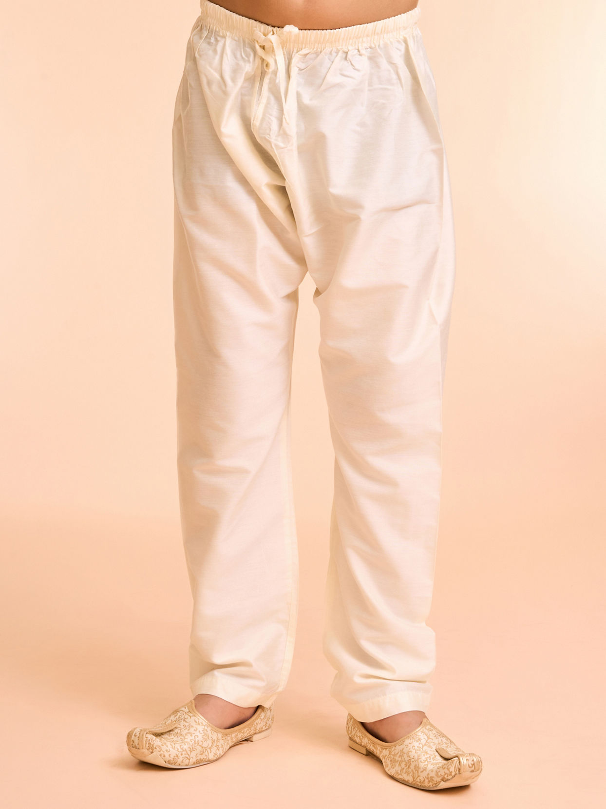 Manyavar Boys Mustard Delight Kurta Pajama