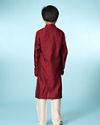 Manyavar Boys Maroon Delight Kurta Pajama