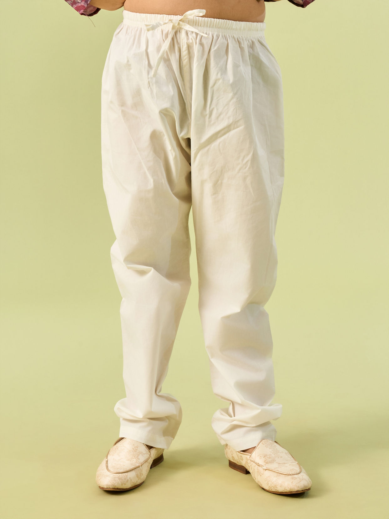 Manyavar Boys Wine Toned Elegance Kurta Pajama