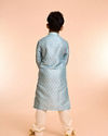 Manyavar Boys Celestial Aqua Green Kurta Pajama