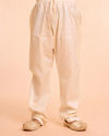 Manyavar Boys Sleek Dusty Pink Kurta Pajama Set