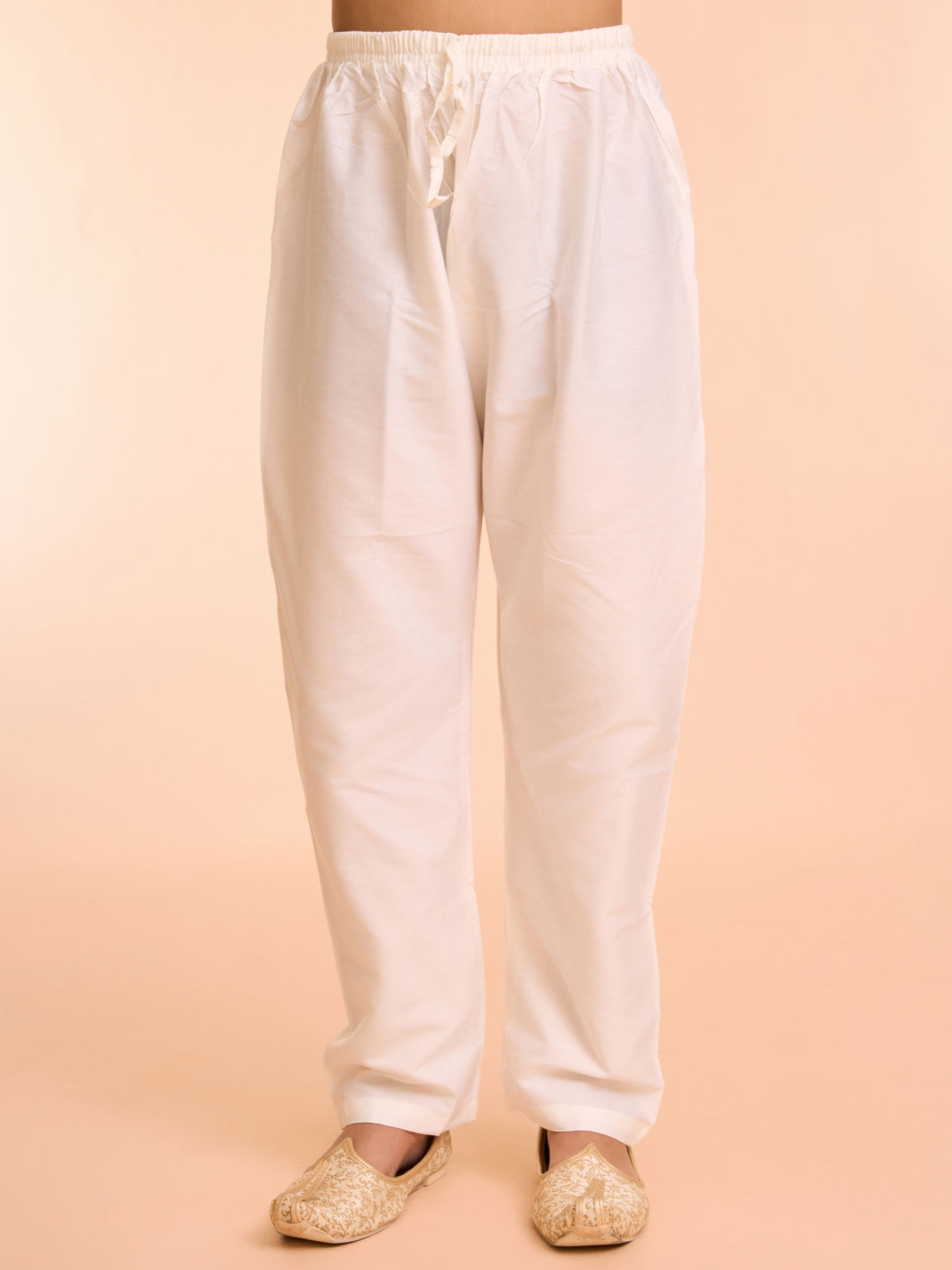 Manyavar Boys Boys Dapper Cream Kurta Pajama Set