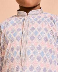 Manyavar Boys Boys Dapper Cream Kurta Pajama Set