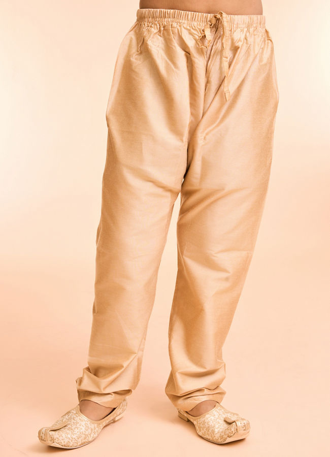 Manyavar Boys Purple Dazzle Kurta Pajama