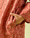 Manyavar Boys Rustic Charm Cotton Kurta Pajama Set