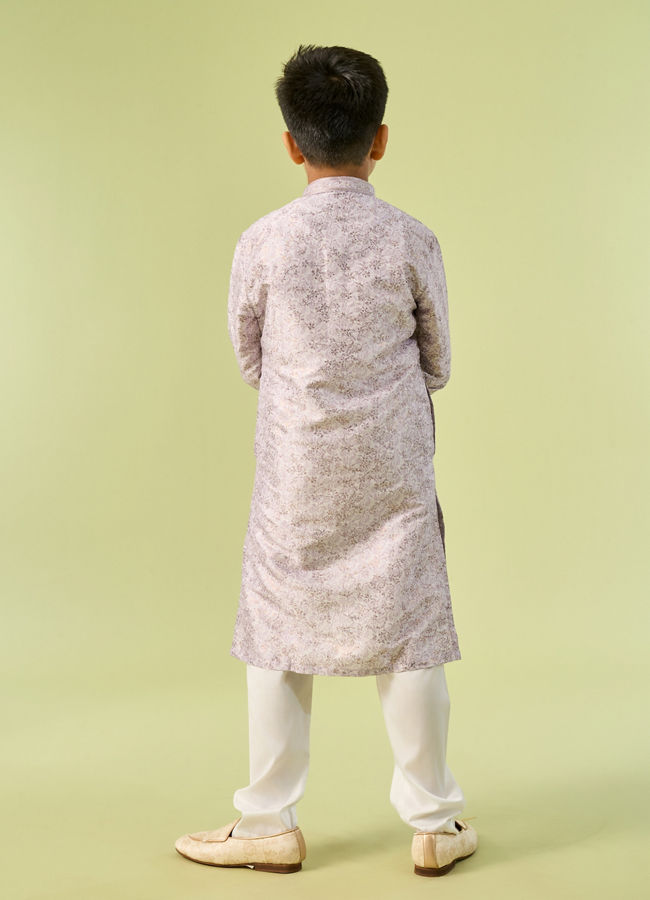 Manyavar Boys Lilac Dreams Kurta Pajama Set