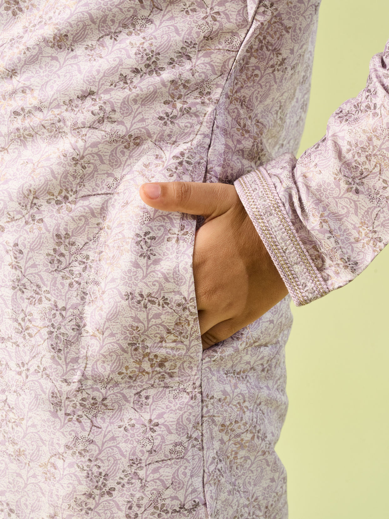 Manyavar Boys Lilac Dreams Kurta Pajama Set