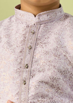 Manyavar Boys Lilac Dreams Kurta Pajama Set