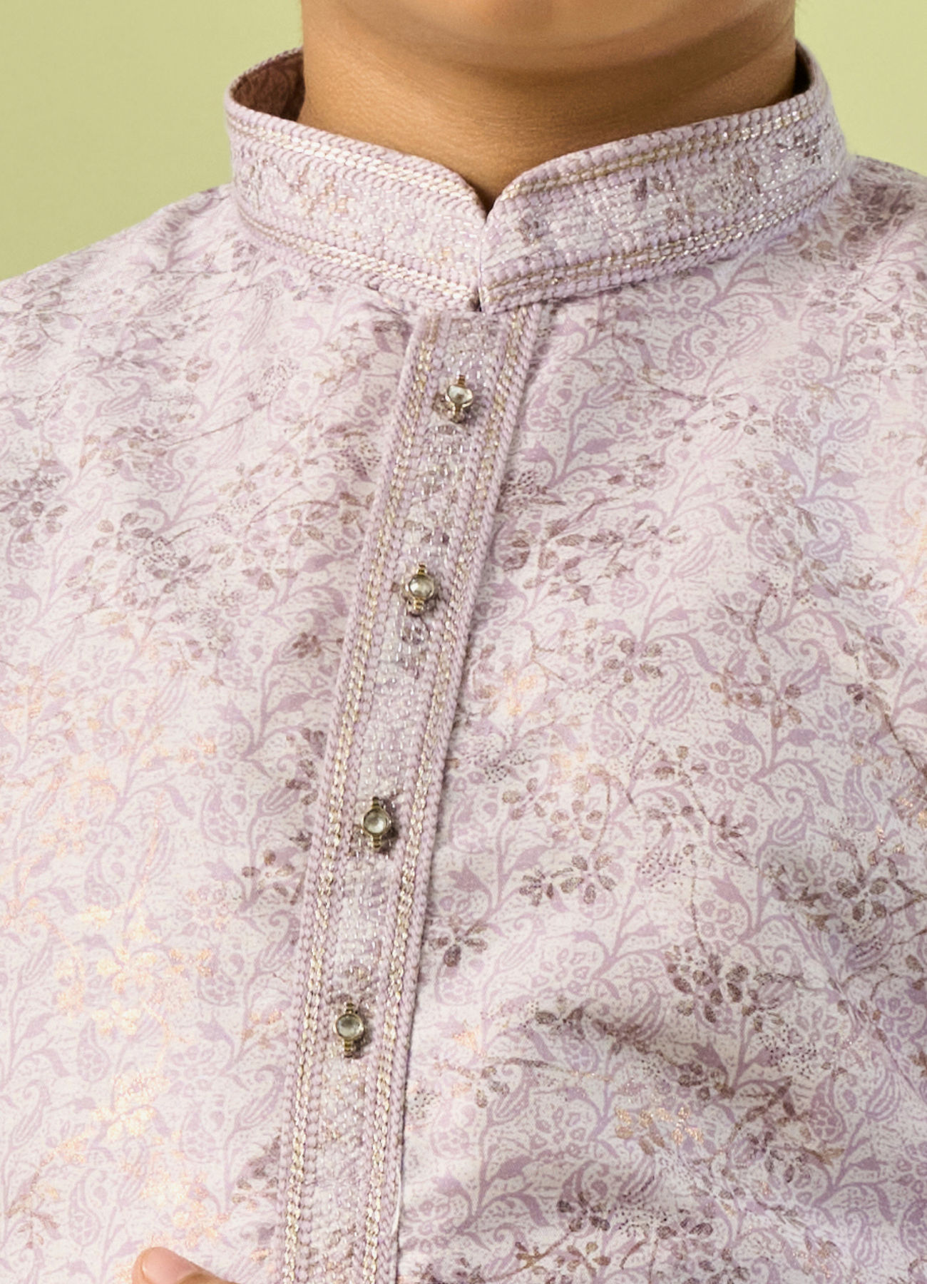 Manyavar Boys Lilac Dreams Kurta Pajama Set