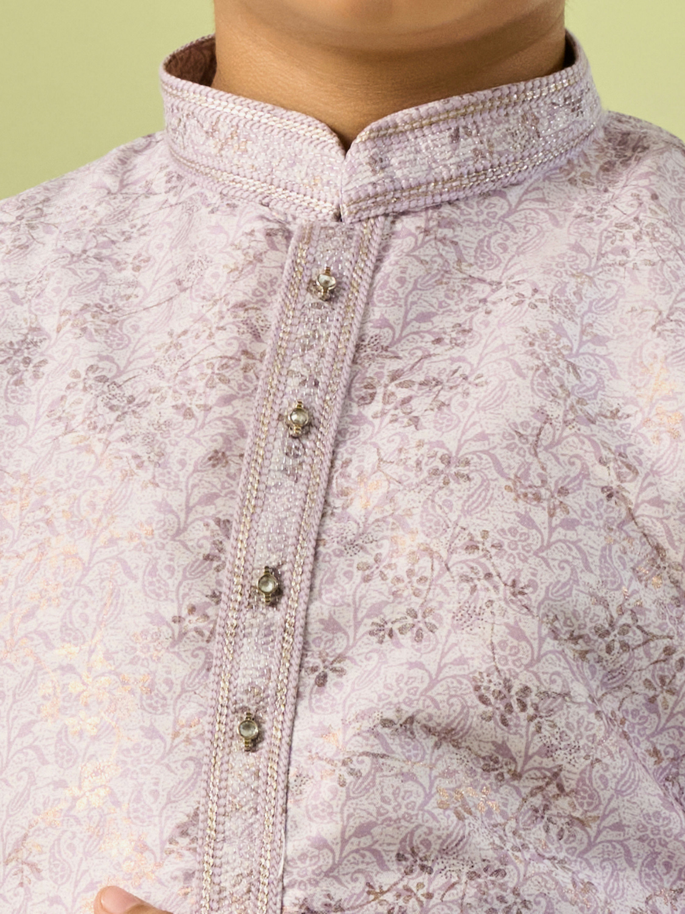 Manyavar Boys Lilac Dreams Kurta Pajama Set