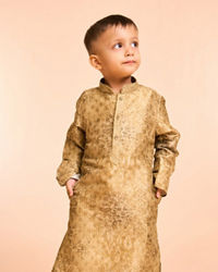 Manyavar Boys Emerald Elegance Kurta Pajama
