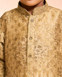 Manyavar Boys Emerald Elegance Kurta Pajama