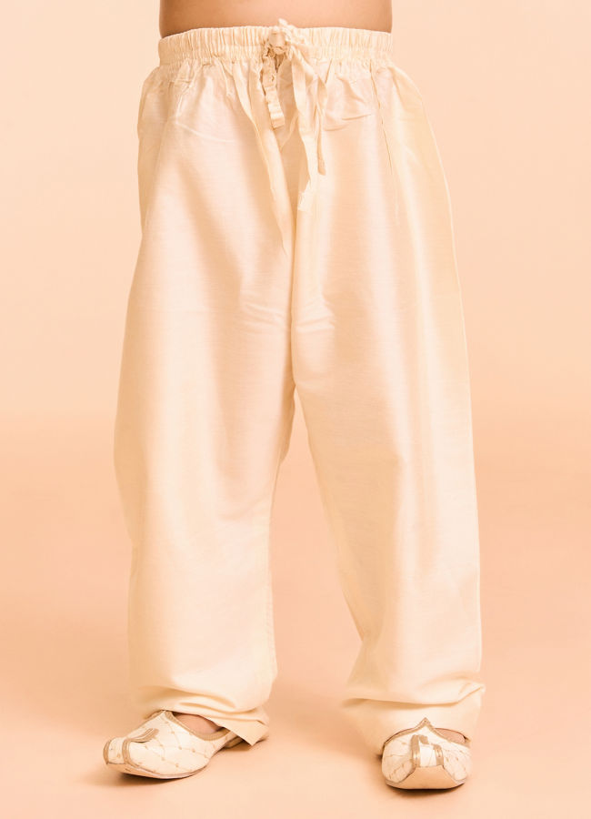 Manyavar Boys Emerald Elegance Kurta Pajama