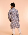 Manyavar Boys Grey Elegance Kurta Pyjama