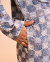 Manyavar Boys Grey Elegance Kurta Pyjama