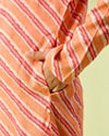 Manyavar Boys Radiant Orange Kurta Pajama Set