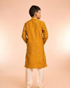 Manyavar Boys Charismatic Mustard Kurta Pajama