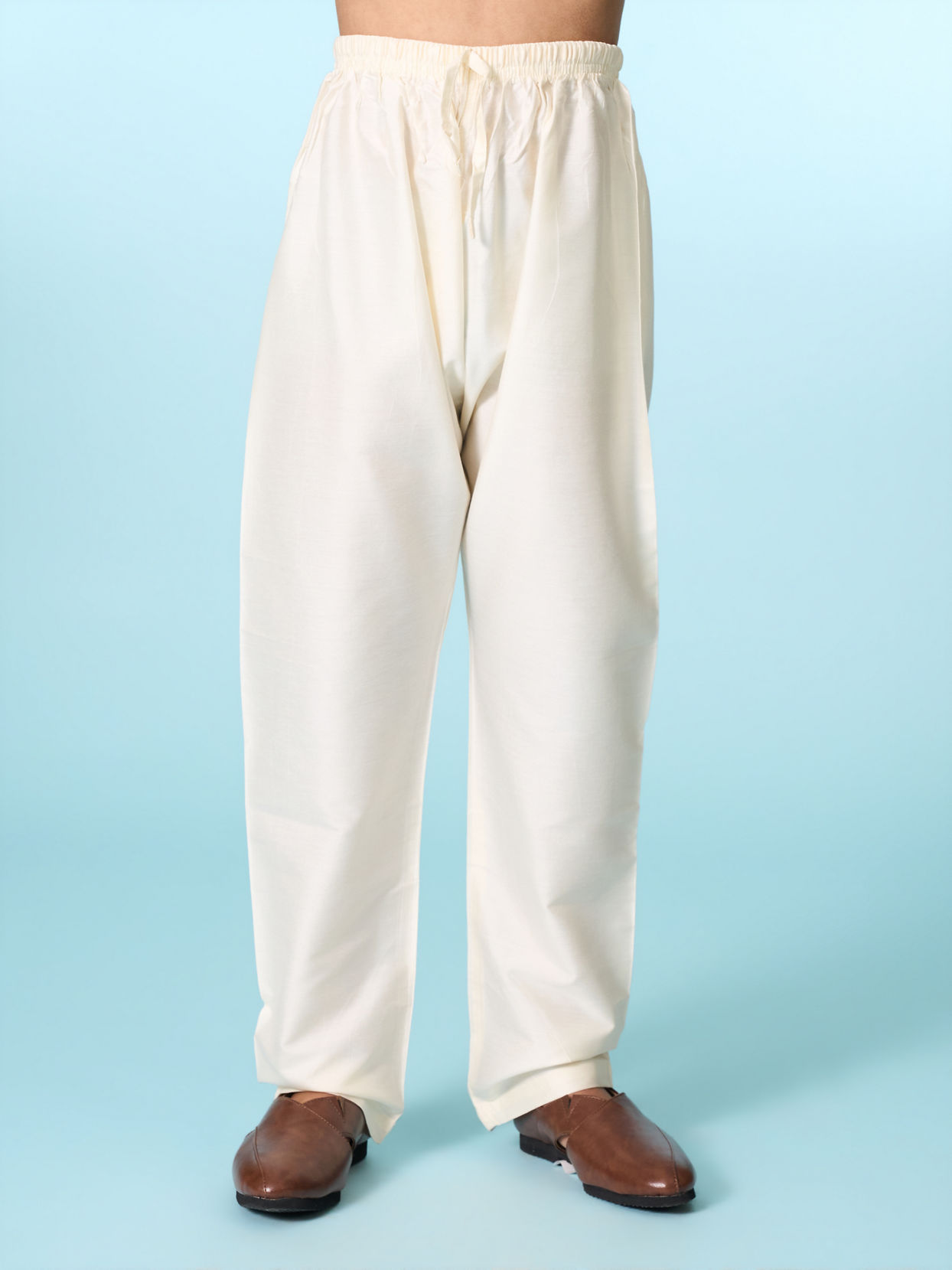 Manyavar Boys Festive Mustard Kurta Pajama