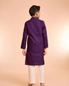 Manyavar Boys Purple Splendor Kurta Pajama