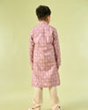 Manyavar Boys Blushing Pink Kurta Pajama