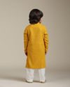 Manyavar Boys Mustard Magnetism Boys Kurta Pajama image number 5