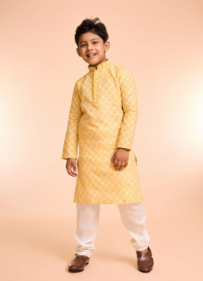 Manyavar Boys Sunlit Celebration Kurta Pajama