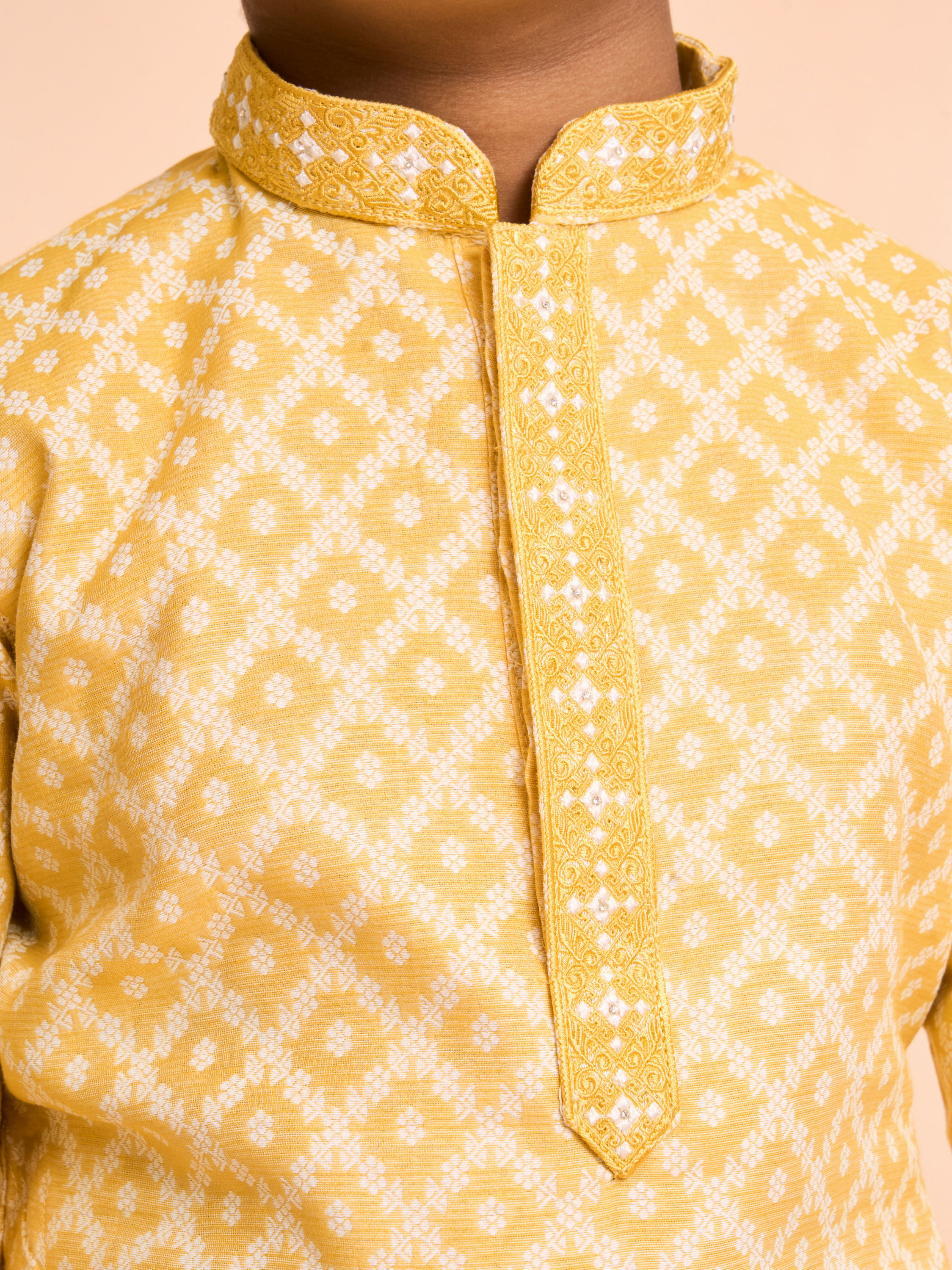 Manyavar Boys Sunlit Celebration Kurta Pajama