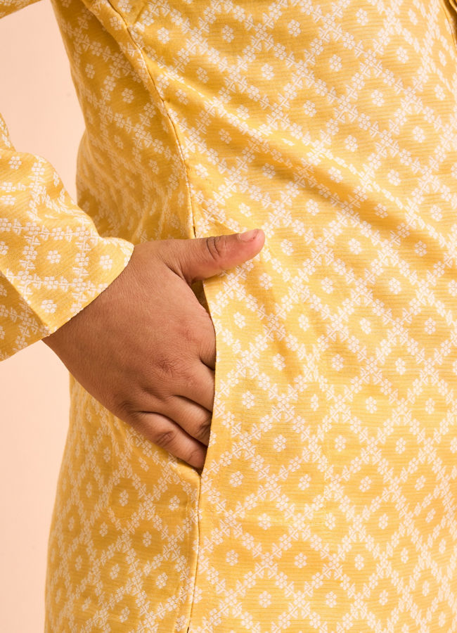 Manyavar Boys Sunlit Celebration Kurta Pajama