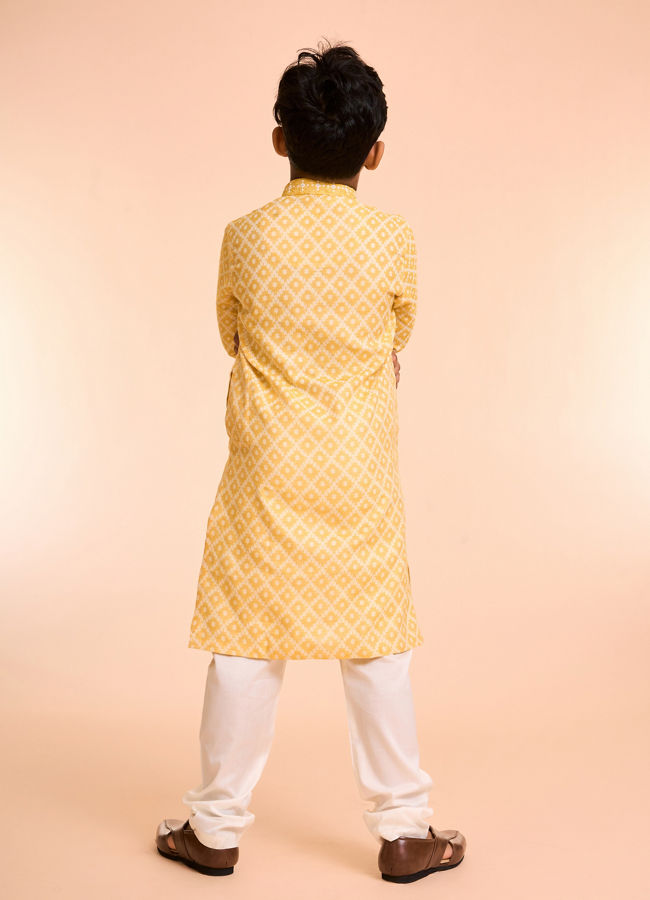 Manyavar Boys Sunlit Celebration Kurta Pajama