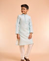 Manyavar Boys Light Blue Celebration Kurta Pajama