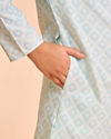 Manyavar Boys Light Blue Celebration Kurta Pajama