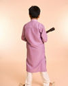 Manyavar Boys Lilac Elegance Kurta Pajama