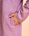 Manyavar Boys Lilac Elegance Kurta Pajama