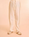 Manyavar Boys Radiant Red Cotton Pajama Kurta