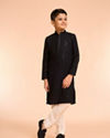Manyavar Boys Black Festive Charm Kurta Pajama