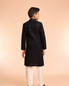 Manyavar Boys Black Festive Charm Kurta Pajama