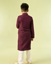 Manyavar Boys Violet Radiance Kurta Pajama