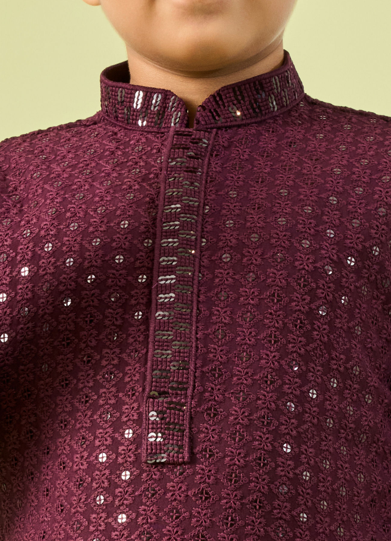 Manyavar Boys Violet Radiance Kurta Pajama