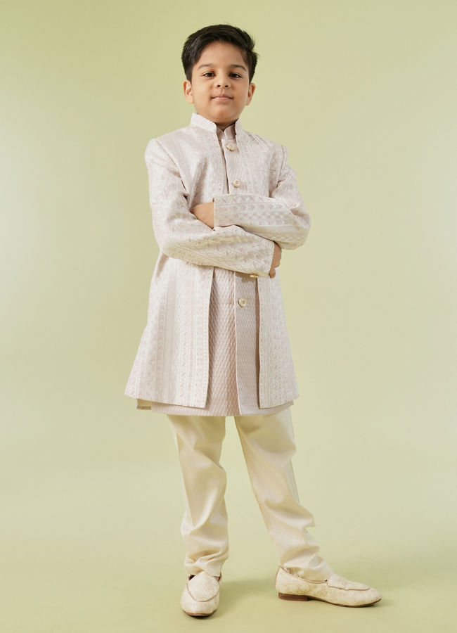 Manyavar Boys Pink Majesty Indo Western